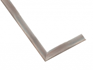 1&quot; Alloy Silver Slant
