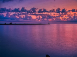 Farwell Pier from Hartigan Beach