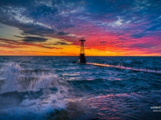 Rough Lake at Foster and Lake Michigan Chicago