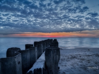 Sunrise Chicago Blue Sky Cloud