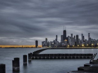 Chicago Skyline - Winter