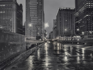 State St Rainy Morning