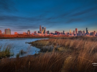 Northerly Island Chicago Skyline