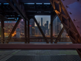 LaSalle St Bridge Chicago