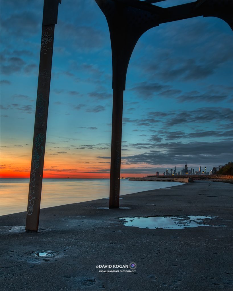 Chicago Skyline from Montrose Pier