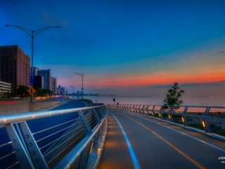Outer Drive from Flyover