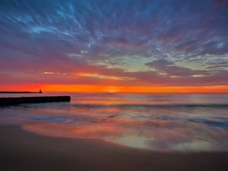 Red Sunrise North Shore