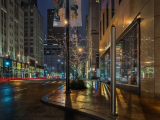 Christmas Lights Michigan Ave
