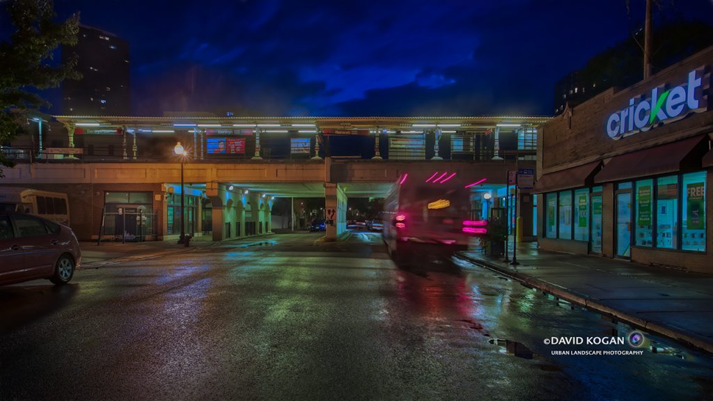 Berwyn Red Line - Rainy Sunday Morning
