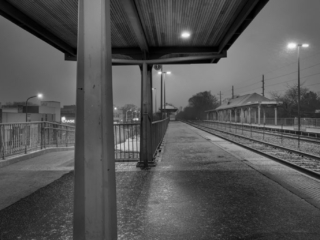 Metra Station, Central Ave Evanston
