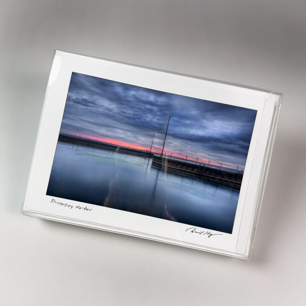 10 5&quot;x7&quot; hand printed greeting cards by David Kogan in a plastic case